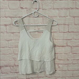 Anthropologie HD in Paris sleeveless boho blouse